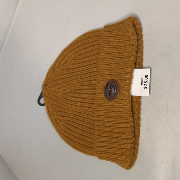 Timberland Men's Ribbed Watch Cap with Logo Plate NWT - Picture 2 of 7